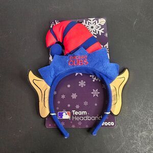 New Chicago Cubs Elf Ears Hat Headband Christmas Holiday Winter Official MLB